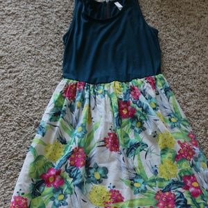 Xhilaration Floral Fit & Flare Dress